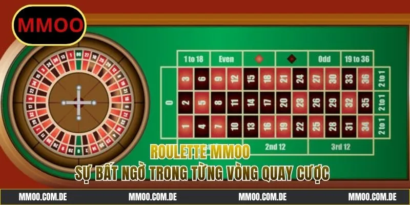 Roulette MMOO - Đa Dạng Cửa Cược Trong Mỗi Vòng Quay